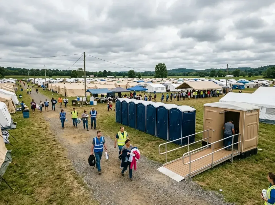disaster-relief-camp-restrooms-010 — frequently asked questions, Dumpster & Portable Bathrooms Rental in McChord AFB, WA